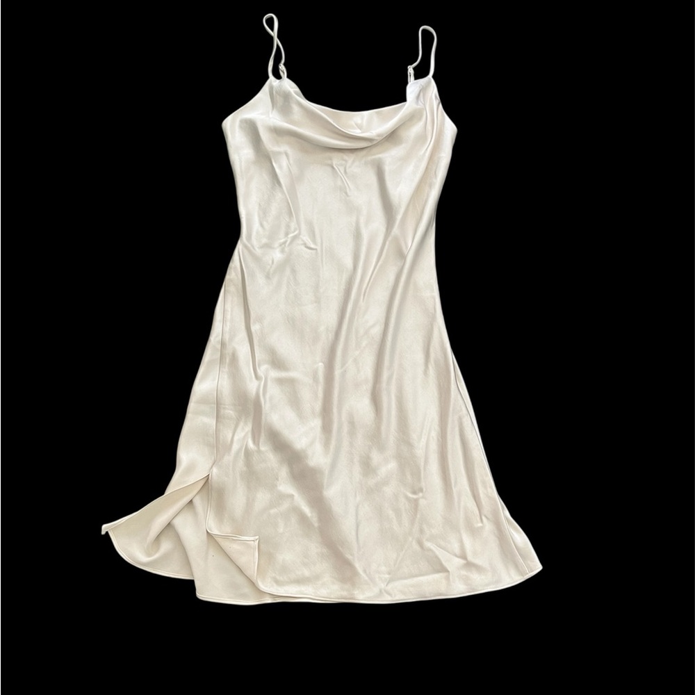 Elegant Cream Slip Dress